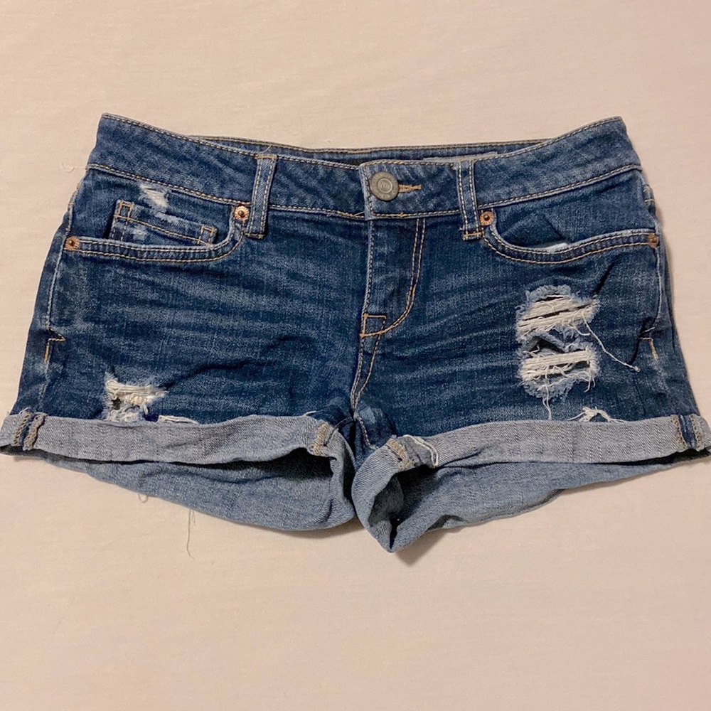 Aéropostale shorty low rise denim shorts